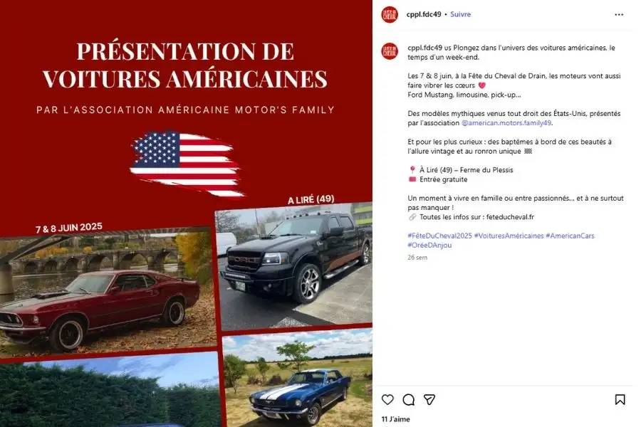 Projet de Community Management, Gestion de réseaux sociaux - Fête du Cheval