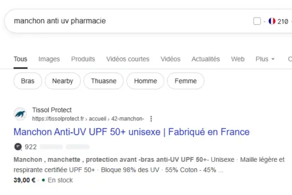 Tissol Protect - Référencement SEO